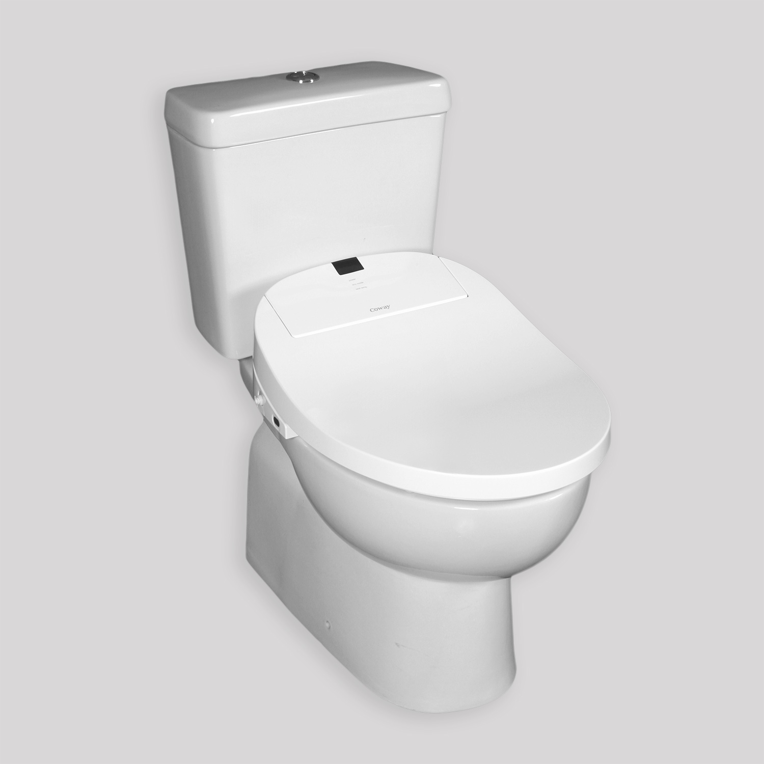 Coway BA-13A bidet toilet seat installed on a toilet in Perth