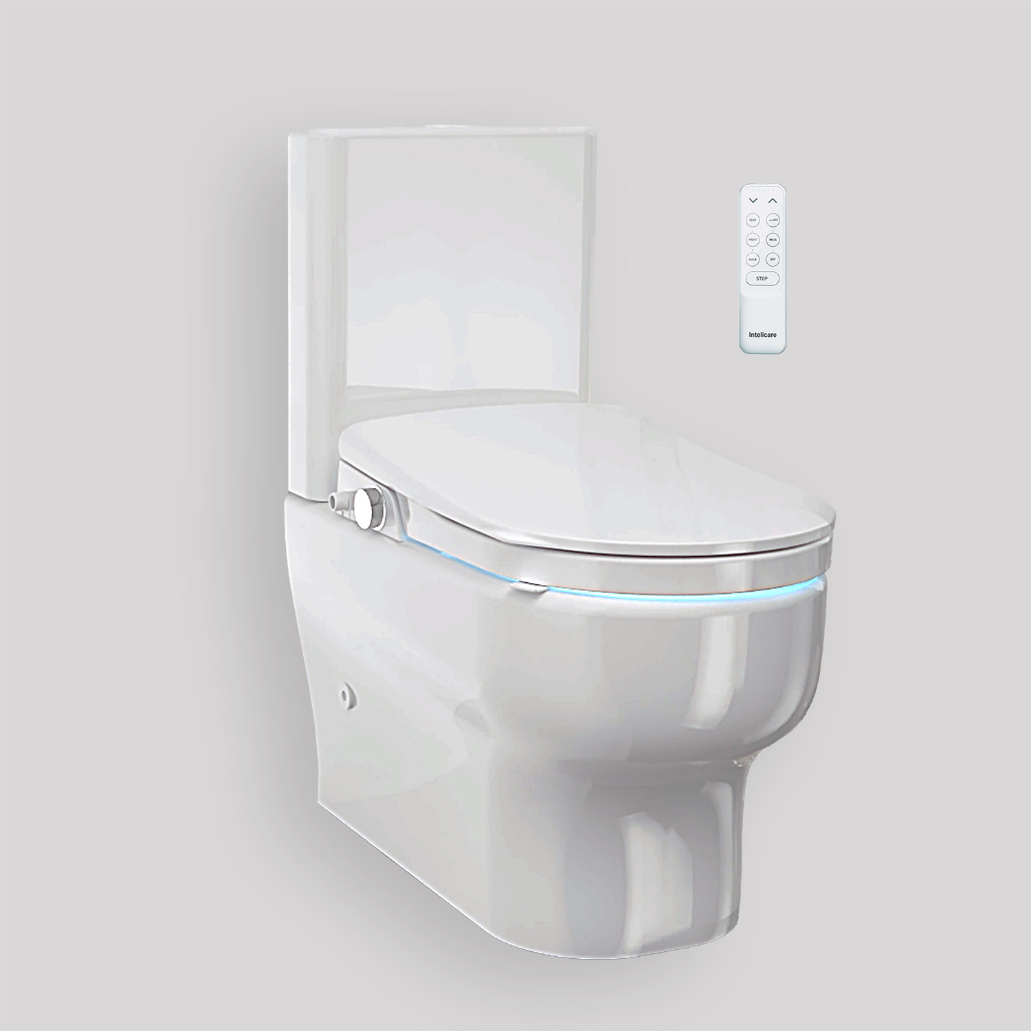 InteliCare bidet toilet seat with remote for accessible bathrooms in Perth