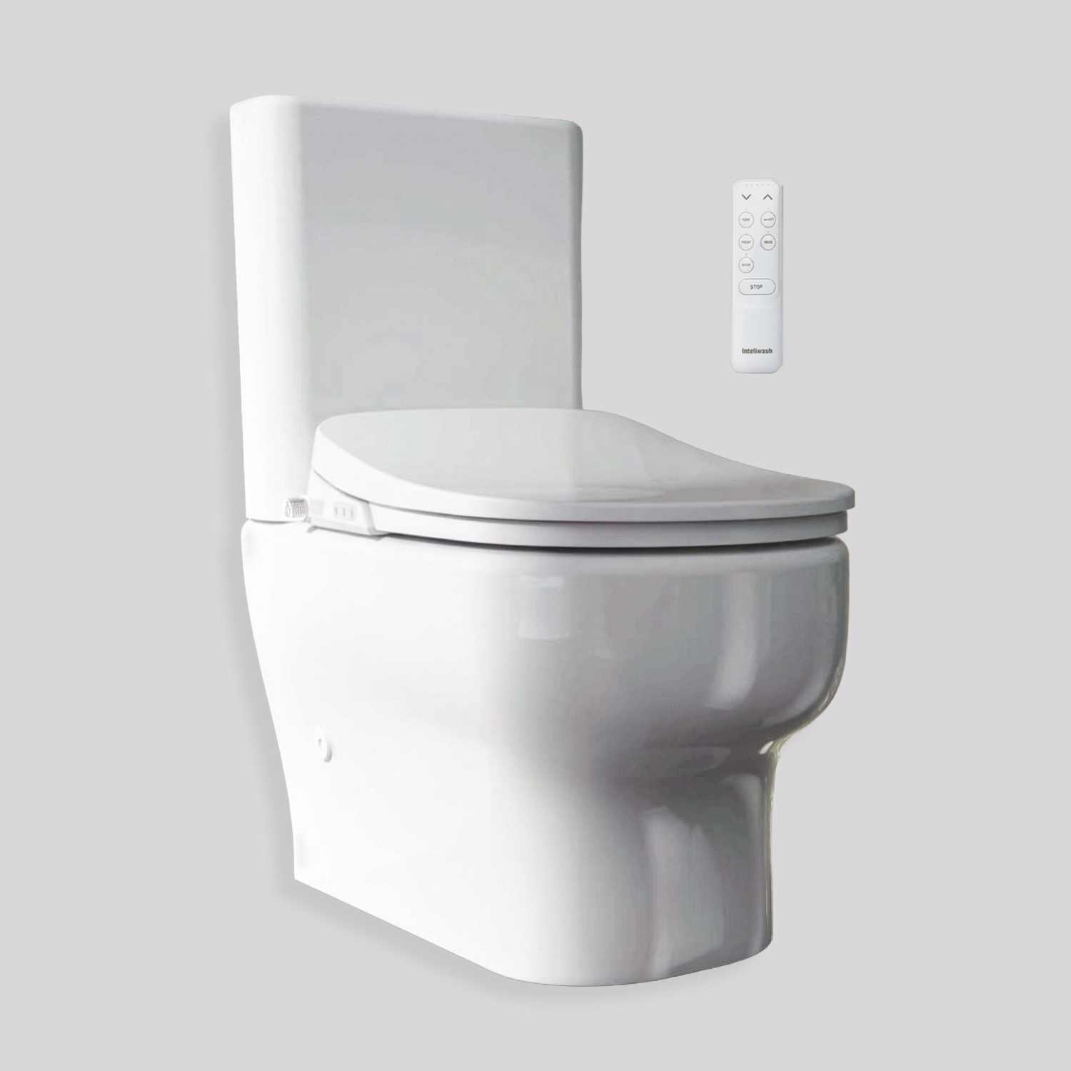 InteliWash bidet toilet seat with remote control for Perth homes